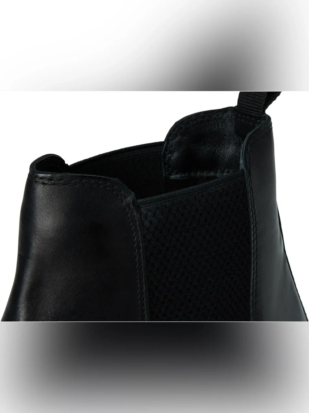 Men’s Steve Madden Black Leather Hatford Boots in Black